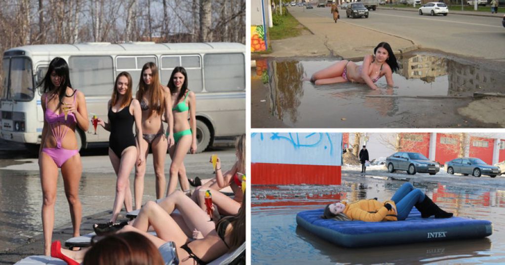 Сумасшедшие люди, которые так и не дождались пляжного сезона. ФОТО