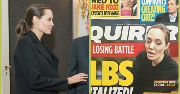 Исхудавшая, но не умирающая: Джоли показалась на людях. ФОТО