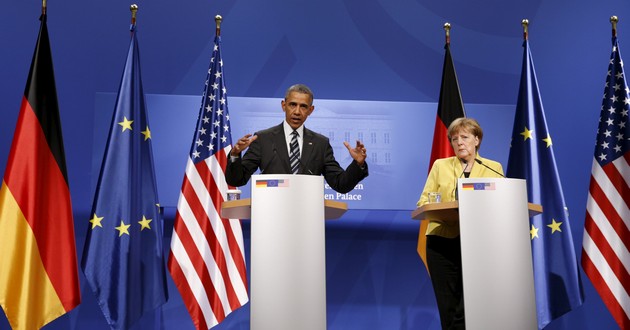 Обама и Меркель подробно обсудили, что делать с войной на Донбассе