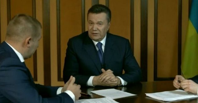 Янукович дал показания по расстрелу Майдана. ВИДЕО