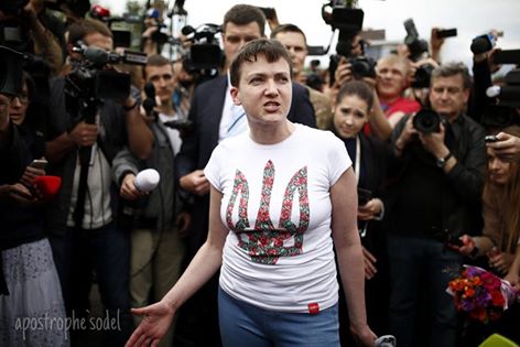 Савченко о президентстве: Если надо, то буду. Но не задушите меня в объятиях