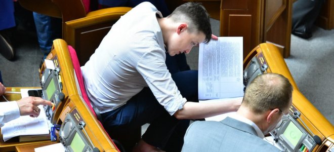 В Верховной Раде зарегистрирован первый законопроект Савченко
