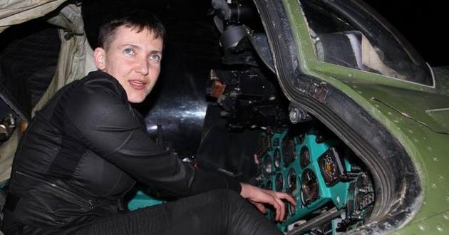 Савченко — снова в АТО и уже села за штурвал боевого вертолета. ФОТО