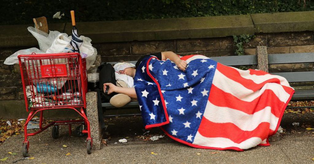 Как живут бомжи в США. ФОТО