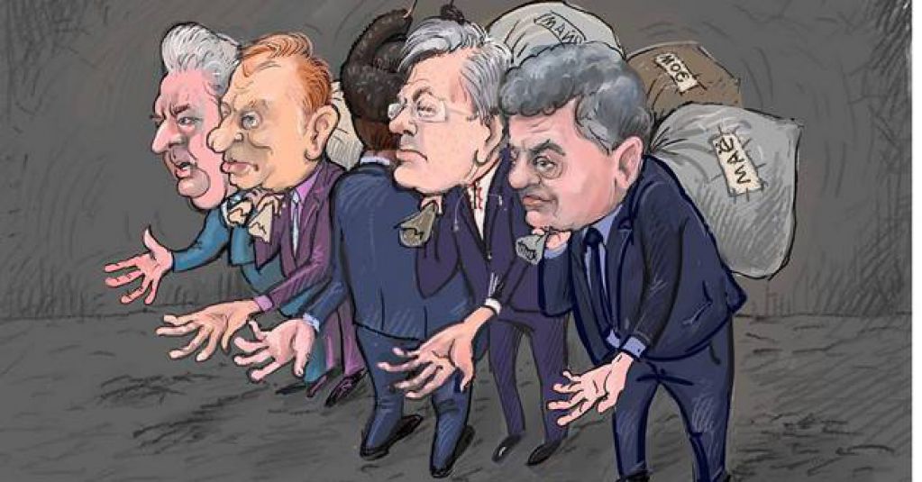 Такая не смешная украинская власть в каррикатурах