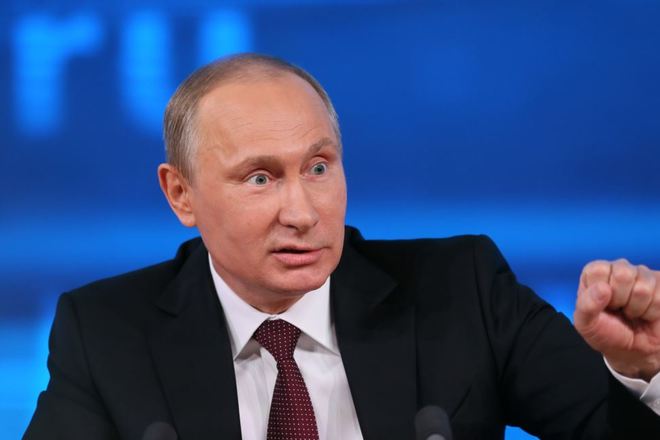 Путин выругался перед журналистами в ответ на вопрос о санкциях. ВИДЕО