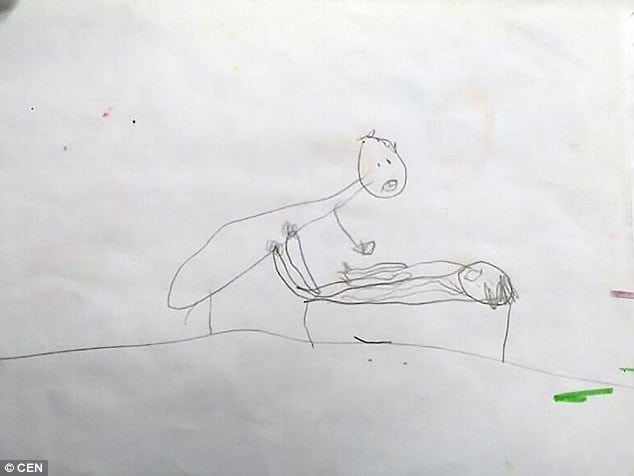 5-летняя девочка нарисовала шокирующие рисунки, как ее насиловал священник