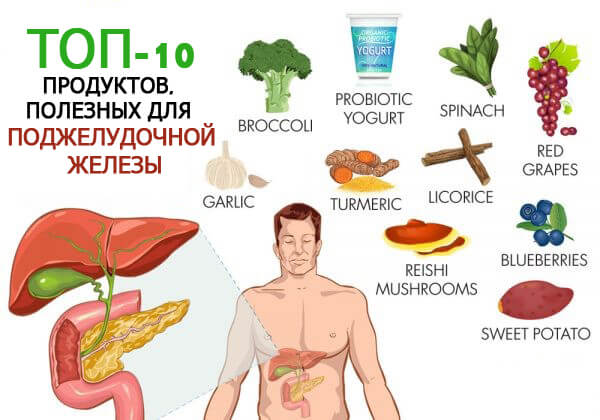 Топ-10 продуктов, полезных для поджелудочной железы