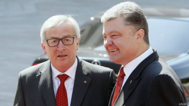 Порошенко и глава Еврокомиссии обсудили «безвиз»: итоги беседы