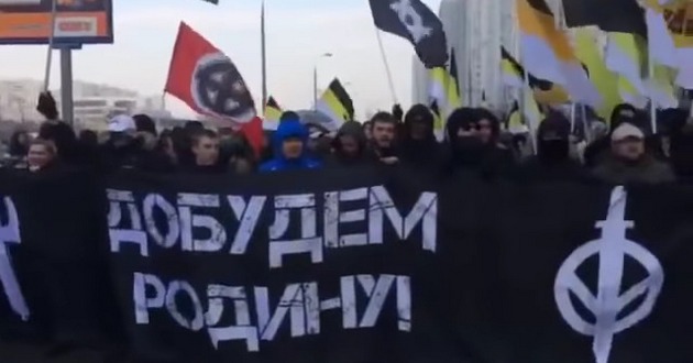 ДНР гори в огне! Слава Украине! - очень неожиданный марш в Москве. ВИДЕО