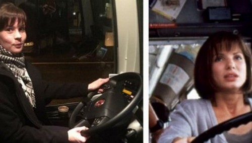 Как в кино: пассажирка заменила за рулем автобуса пьяного водителя. ФОТО