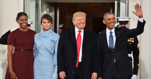 Обама с подарками встретил Трампа в Белом доме. ФОТО