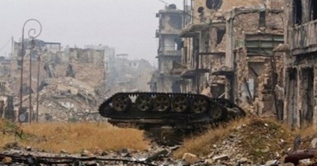 В Сирии подбили танк с российским  экипажем. ВИДЕО