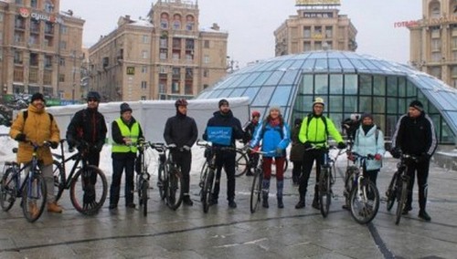 На велосипеде на работу: киевлян призывают присоединиться к акции. ФОТО