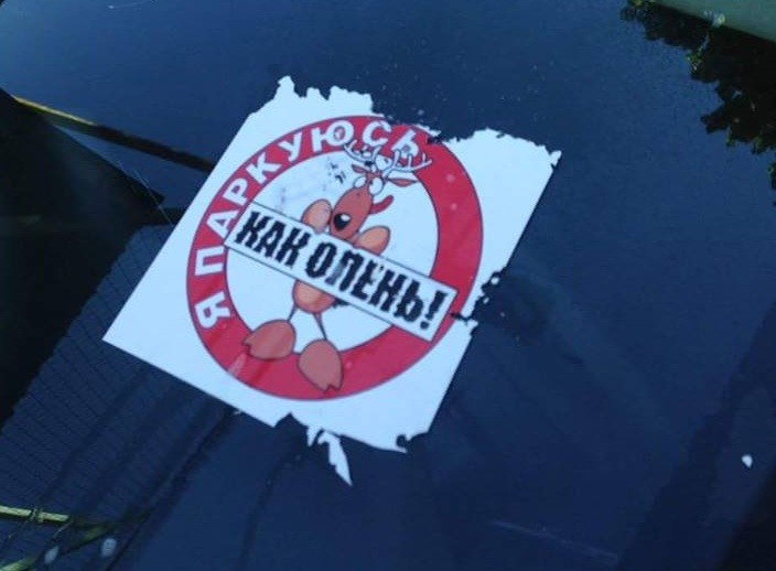 Киевляне жестко проучили «королеву парковки» на иномарке