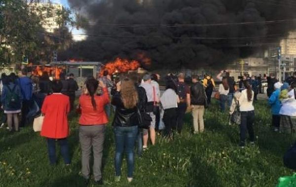 В Москве взорвался автобус с пассажирами