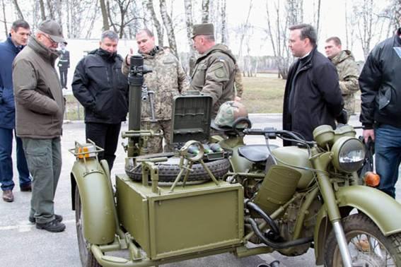 В сети показали военный мотоцикл, созданный для украинской армии