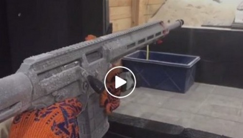В Украине испытали замороженную винтовку: кто не понял, тот поймет. ВИДЕО
