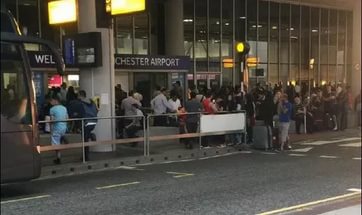 В Манчестере из-за подозрительного пакета эвакуировали терминал аэропорта