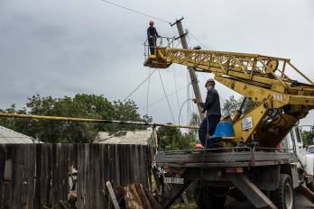 ЛЭП, питающая ДФС, восстановлена ремонтной бригадой, подачу воды в Авдеевку вскоре возобновят 