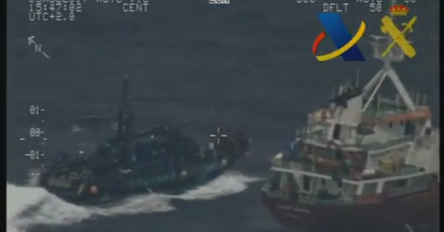 За границей арестовано судно с украинцами и тоннами наркотиков. ВИДЕО