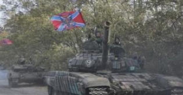 Боевики ДНР стягивают военную технику к линии фронта. ВИДЕО