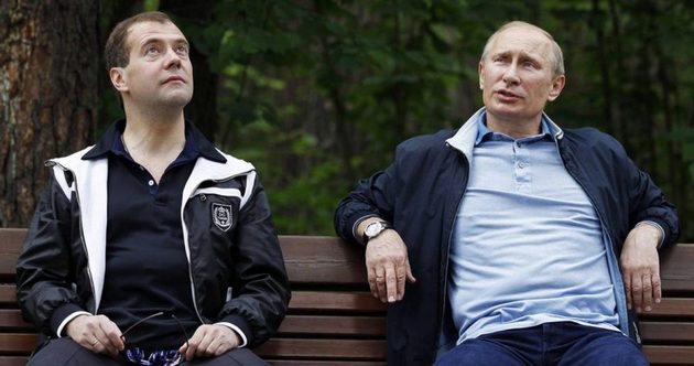 Как Путин и Медведев оказались в РФ под запретом. ФОТО