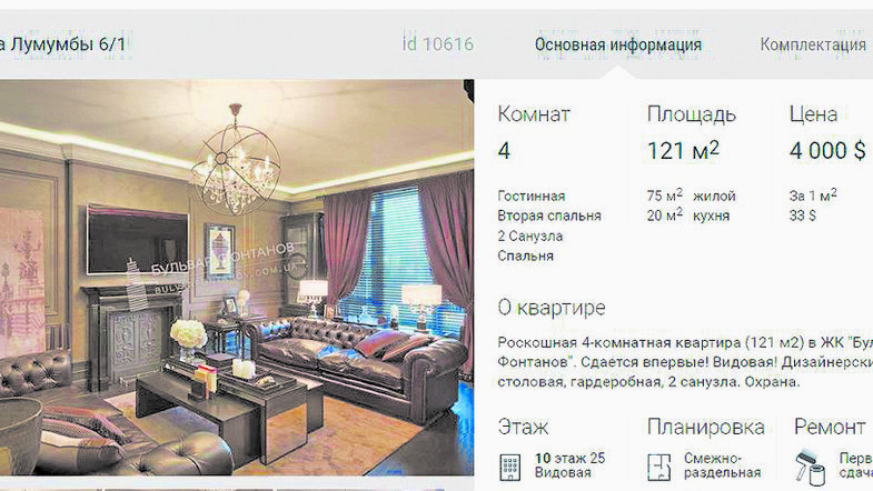 Чтобы снять элитное жилье в Киеве, нужно пройти тест на богатство