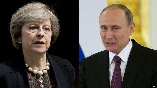 Премьер Британии «надавала пощечин» Путину