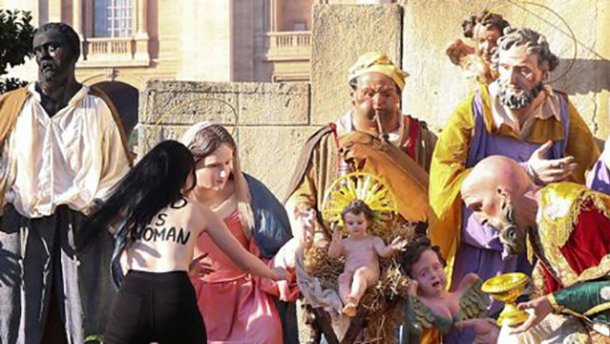 Сатанізм від Femen: Корчинський розповів, хто насправді організував викрадення фігурки Ісуса 
