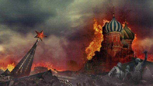Москва сгорела целиком: в Крыму устроили дикие пляски на «костях Путина». ВИДЕО