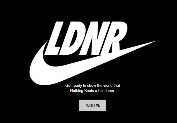 Компания Nike выпустила серию черных футболок с логотипом LDNR