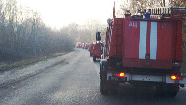 В Николаевской области «красный петух» охватил склад маслозавода
