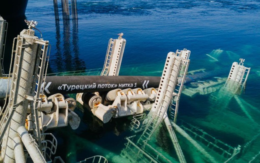 «Газпром» заявил, что первая нить Турецкого потока подошла к завершающему этапу