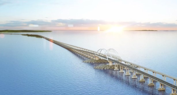 Начали бетонировать: как выглядит Крымский мост за неделю до открытия