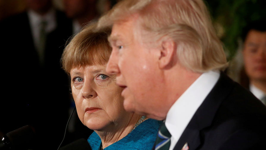Трамп попытался отговорить Меркель от поддержки «Северного потока-2»