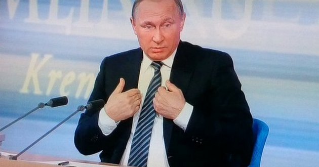 Немцы сделали Путина "синяком". ФОТО
