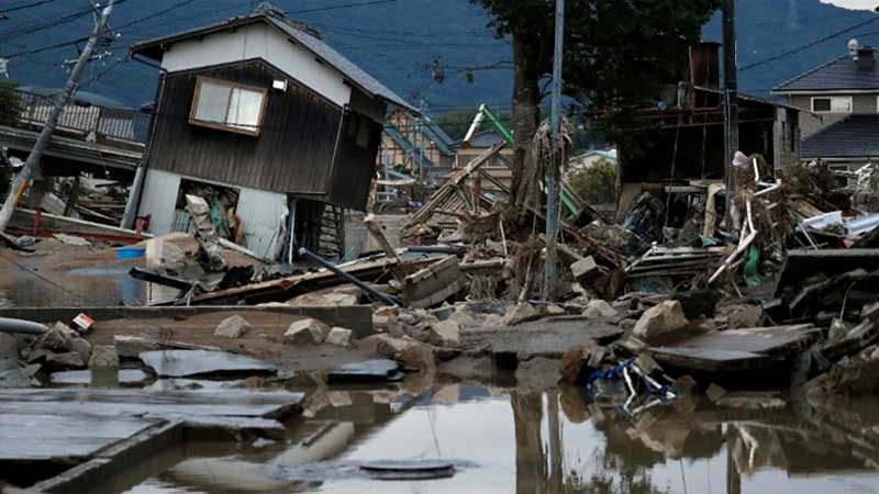 Наводнение в Японии унесло уже 179 человеческих жизней