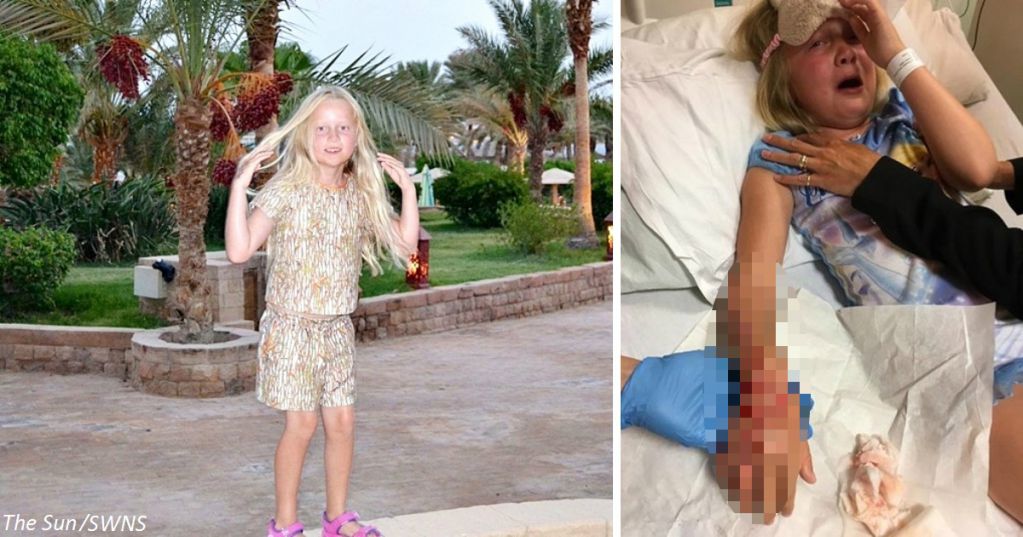 7-летняя девочка полетела с мамой в Египет и вот чем для нее это закончилось