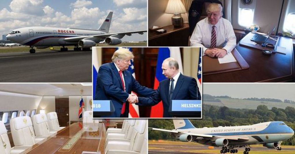 Журналисты сравнили личные самолеты Путина и Трампа: роскошные ФОТО
