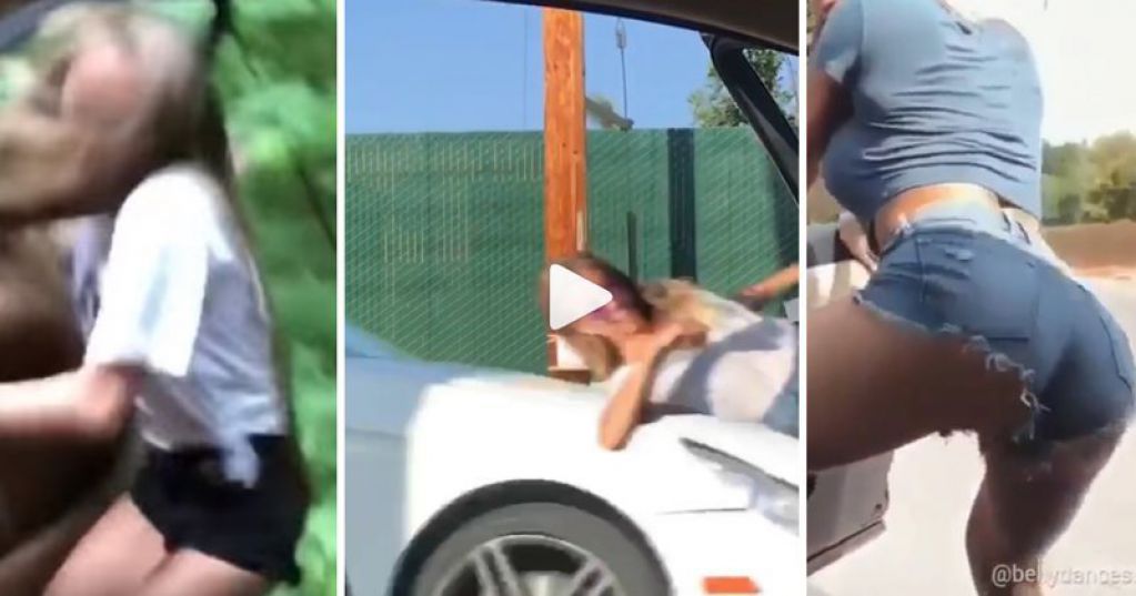 Смертельный флешмоб: выйти из машины на ходу и станцевать. ВИДЕО