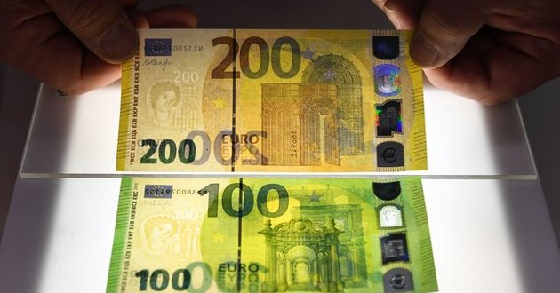 В ЕС представили новые купюры 100 и 200 евро. ФОТО