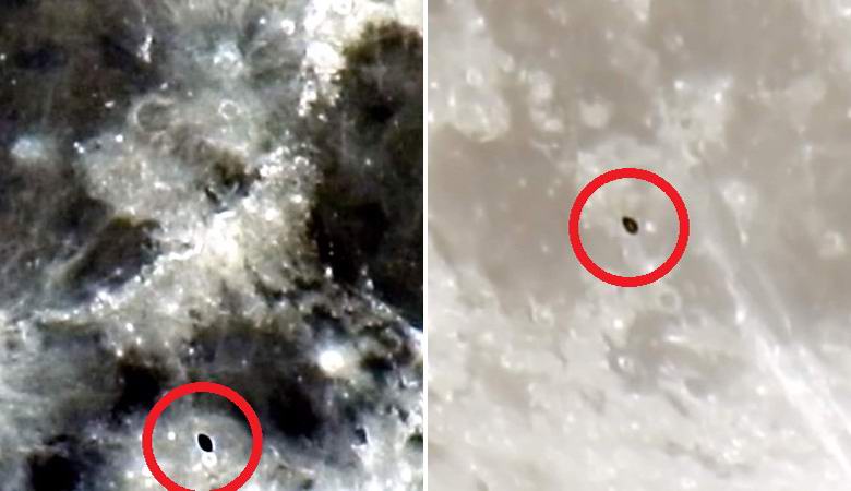 Астроном снял на видео пролетевшее возле Луны нечто, похожее на звездолет