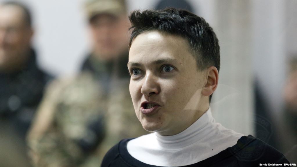 ''Вы все отбросы!'' Савченко объявила, что идет в президенты