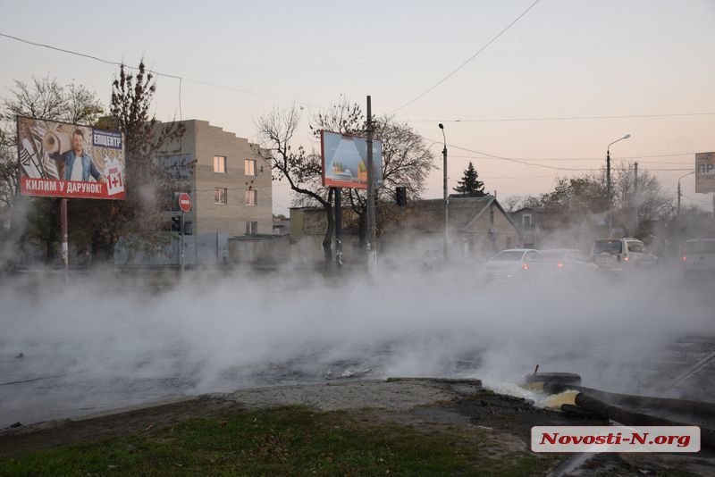 Авария на теплосети в Николаеве оставила без отопления школу, детсад и 27 домов