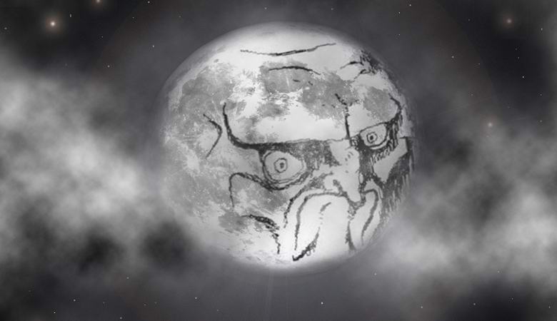 На Луне обнаружили лицо гуманоида