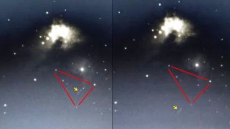 Около туманности Ориона заметили огромный сигарообразный объект. ВИДЕО