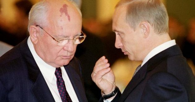 Горбачев о Путине: Веселья у него много. И пьянствует, и летает, и плавает