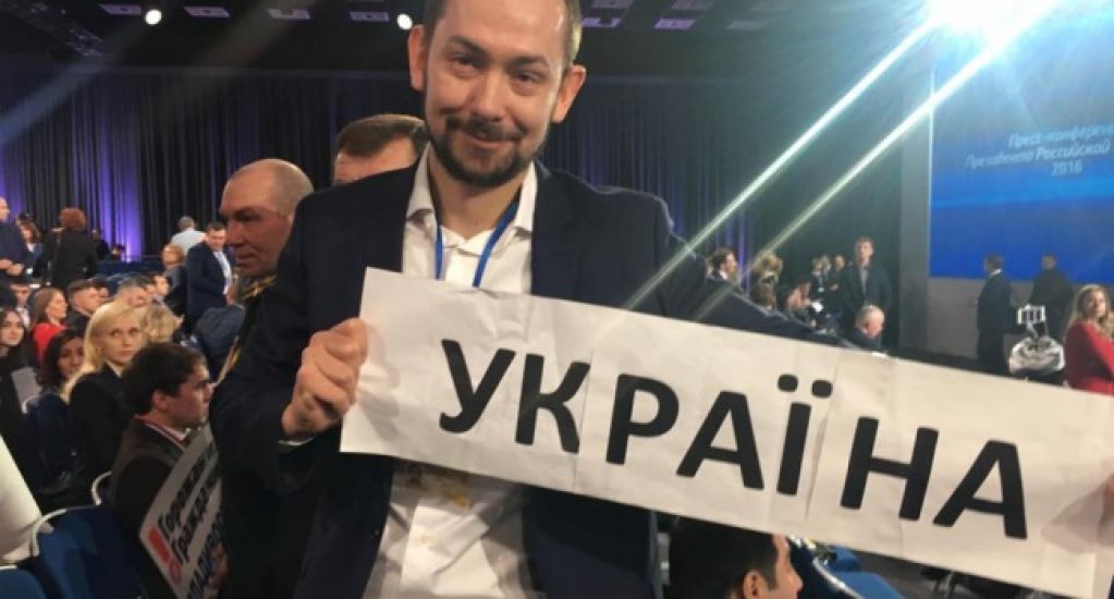 Во время вопросов Цимбалюка к Путину в зале стоял громкий смех
