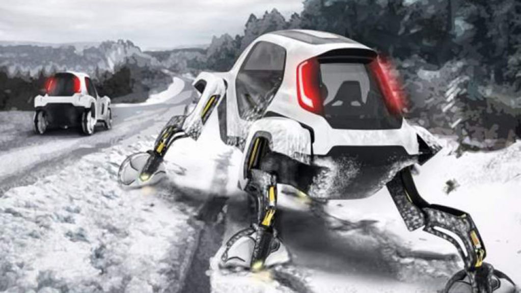 Hyundai показал необычный автомобиль на четырех ногах. ВИДЕО